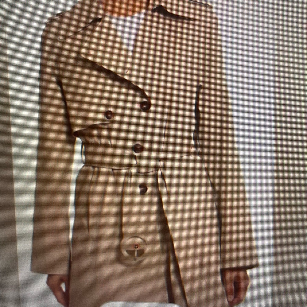 Aves Les Filles Large Cotton Blend Trench Coat